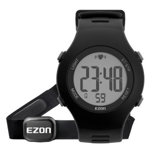Heart Rate Monitor Sports Watches 50M Waterproof Digital Wireless Running Cycling Chest Strap with Watch