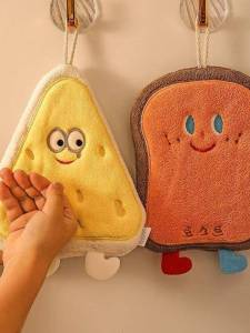 Hanging Water Absorbent Thickened Hand Towel