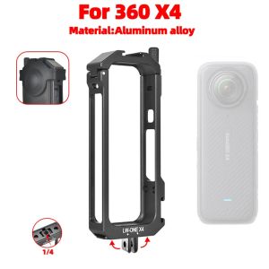 กรงป้องกันโลหะสำหรับ360 X4กล้องพาโนรามากรอบที่อยู่อาศัยพร้อมขยายรองเท้าเย็นอุปกรณ์เสริมหนึ่ง X4 OEM