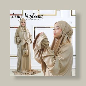 MUKENA TERUSAN LONG MADEENA SATIN SILK (by raisa)
