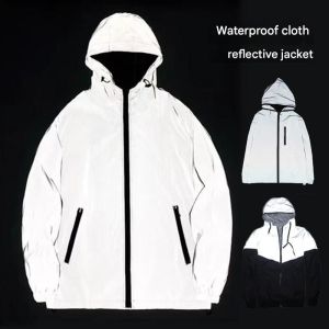 Mens Waterproof and Windproof Motorcycle Jacket with 3M Reflective Design for Night Riding