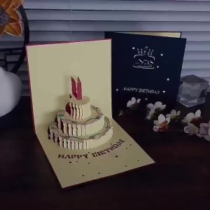 [มีเสียงเพลง] การ์ดวันเกิดมีเสียงเพลง การ์ดวันเกิด 3 มิติ มีไฟมีเสียงเพลง