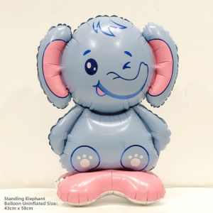 SHIERAI | Party Decoration Cartoon Animal Aluminum Foil Standing Balloons