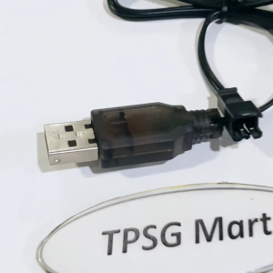 Cáp sạc SM cho Pin Li-ion 3.7V 2 Pin / Dây sạc USB ra SM cho Pin Li-ion 3.7V có Led báo