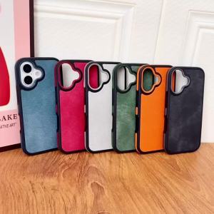 szhaiyu | Luxury Canvas Denim Shockproof Matte Phone Case For iPhone 18 17 16 Pro Max 15 14 Pro 13 12 Plus FE Protection Back Cover Fundas