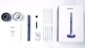 Bebird Note5 Pro 3-in-1 Earpicks Ear Wax Removal Cleaner with tweezer Ear Camera 6 LED Lights 1080P FHD Video Otoscope