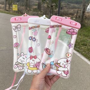 KS กันน้ำน่ารักกระเป๋าใส่โทรศัพท์ที่มีดีไซน์ธีมฤดูร้อนสำหรับใช้งานกลางแจ้ง