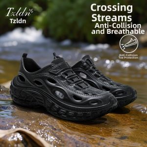 TZLDN | Men Slip-resistant Odor-resistant Summer Beach Outdoor Water-friendly Stream Shoes