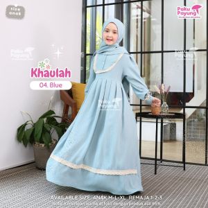 GAMIS SET JILBAB KHAULAH SERIES PAKU PAYUNG USIA 4-12 TAHUN