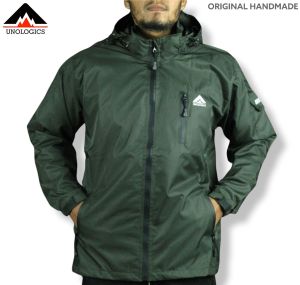 Jaket Outdoor Pria Wanita Parasut Gunung Waterproof Anti Air Anti Angin Running Sporty .