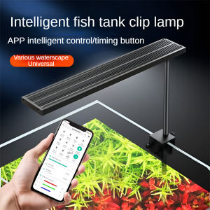 APP Controlled Smart Aquarium Clip Light with High CRI Full Spectrum for Fish Tank