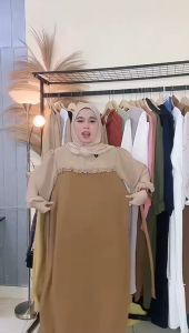 gamis malaya lebaran kombinasi