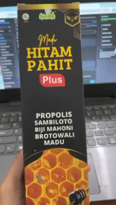 Madu Hitam Pahit Plus Propolis Madu Hitam asli Nusantara 470gr