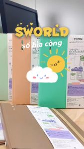 Sổ Bìa Còng Hai Tông Màu 50 Trang Khổ B5 Sworld CF1233 Bìa Đẹp Giấy Mịn Phù Hợp Ghi Chép Học Tập Và Công Việc