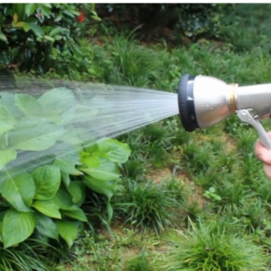 Vòi tưới cây rửa xe chất liệu inox 304 Súng rửa xetưới cây 9 chế độ chỉnh nước