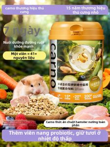 CARNO | Full-price Freeze Dried Dwarf Hamster Feed Fish Oil for Healthy Coat