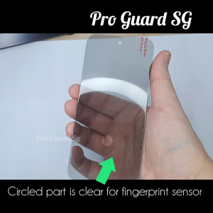 [SG] Fingerprint Unlock Google Pixel 9a 5G Privacy Tempered Glass Screen Protector