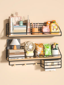 Wall Mounted Storage Rack No Drilling Required