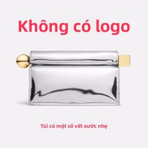 Túi Xách Cầm Tay Nữ Thiết Kế Sang Trọng Thời Trang Chi Tiết Kim Loại Chất Liệu PU Mềm Mại Kiểu Dáng Thanh Lịch Thích Hợp Cho Dạ Hội Tiệc Tùng