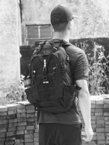 กระเป๋าเป้สะพายหลัง WJTWZY กระเป๋าเดินทางแบบสะพายไหล่คู่สำหรับผู้ชายและผู้หญิงสำหรับปีนเขาและกิจกรรมกลางแจ้ง กระเป๋าเดินป่าแบบยุทธวิธี