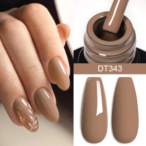 7ml Coffee Colors Nail Gel Polish UV LED Soak Off Gel for Beginners Home Salon Long Lasting Nail Decorations Manicure Design