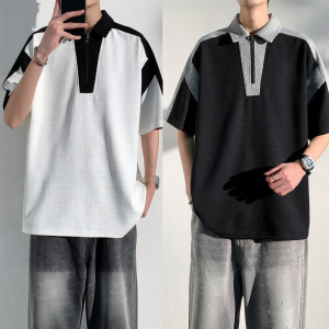Mark Fairwhale | Color Block Collar Polo Shirt Short Sleeve