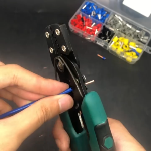 Mini Versatile Electric Terminal Crimping Pliers Cutting Hand Crimping Tool Kit for Multiple Connect