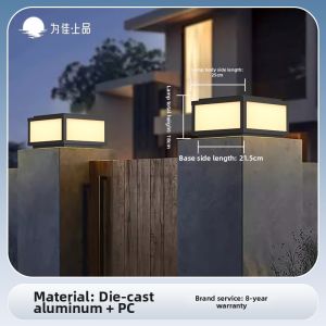 VINCAN | Solar Outdoor Chinese Style Garden Post Light