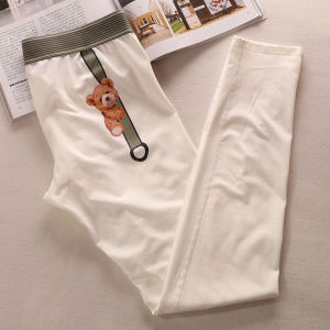 กางเกงลองจอนผู้ชายผ้าฝ้ายแท้คุณภาพสูงสไตล์ญี่ปุ่นแบบสดใสกางเกงลองจอนผ้าฝ้ายล้วนรัดรูประบายอากาศได้ดีสำหรับชายหนุ่มกางเกงซับใน