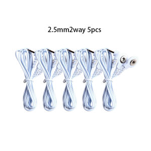 YINHANG | 2 Way 4-Way Machine Massager Electrode Pads Button Cable Standard Connection Massage Lead Wires for TENS Unit