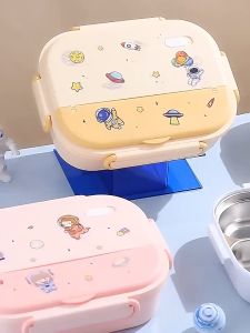 Lunch Box for kids Baunan 316 Stainless Steel bento box Insulation Set with Soup Container