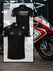LUOQIU | Racing Moto Polo Shirt Short Sleeve