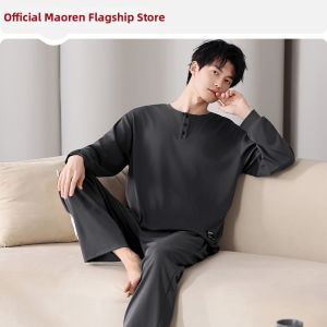 MiiOW | Cotton Long-sleeve Premium Wearable Home Wear Set