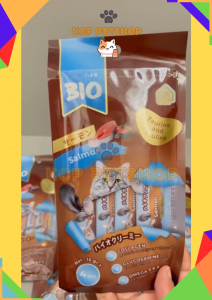 Cemilan Snack Kucing Bio Creamy Treats Liquid 60gr / Cat Snack non meo 60 gram