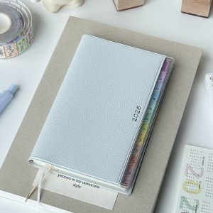 INS Notebook Diary 2026 Planner with Rainbow Index Cortical Schedule Handbook High Value Monthly Weekly Plan Work Notes