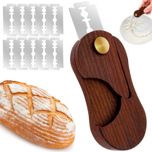 Sourdough Bread Scoring Lame Bread Slashing Tool With 10Pcs Blades Bakers Lame Dough Scoring Knife Household Kitchen Baking Tool