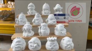 Tượng tô màu THẦN THOẠI TÂY DU tượng thạch cao (Không kèm màu) tô tượng đồ chơi cho trẻ