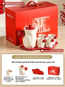 Mr.Snail | Bộ Trà Gốm Quà Tặng Cưới Dùng Tại Nhà