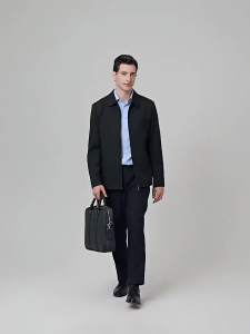 Lapel executive jacket mens light and thin coat high-end light luxury thin business jacket