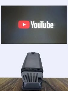 【New 2024】Viuio HY320 Projector 8000 Lumen Portable LED Projector Android 11.0 180° Rotation Disney+ Cartoon 投影机 投影仪