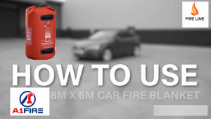 [✅SG/TUV] A1 EV FIRE BLANKET(SINGLE USE) Size 6m x 8m for electric car forklift and Lithium