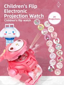 LOOM LUXE | Flipping Light Up Projector Watch Toy for Kids