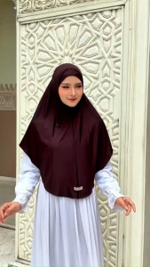 Mayanza Hijab Instan Malay Size L - Jilban Kerudung Wanita Muslim Instan Daily Malay Non Pad Terbaru