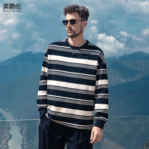 Enjeolon | Vintage Striped Long Sleeve T-Shirt
