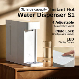 Xiaomi Instant Hot Water Dispenser Hot and Cold 3L S1 Smart Water Dispenser Heater Fast Heating 3S Temperature Adjustment for Home Office Hotel