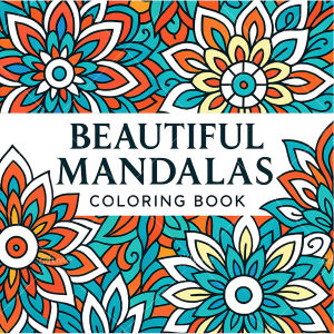 BEAUTIFUL MANDALAS Bold-easy Patterns Coloring Book for Adults Cute Drawing Book Perfect Gift for Party and Birthday
