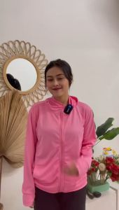 INFINITYSTYLE - Jaket Olahraga Hoodie MESH Wanita Anti UV & Menyerap Keringat