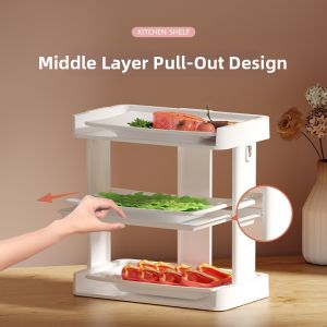Kitchen Multi-Layer Spice Rack Storage Organizer