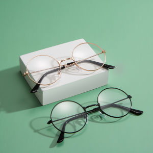 OQ BOGA 3 Colors Kids Fashion Outdoor Decorate Round Metal Frame Children Eyewear