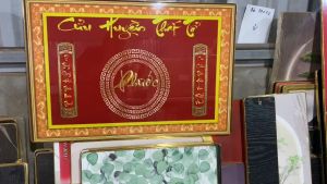 Tranh cung thỉnh Cửu Huyền Thất Tổ tráng gương cao cấp.